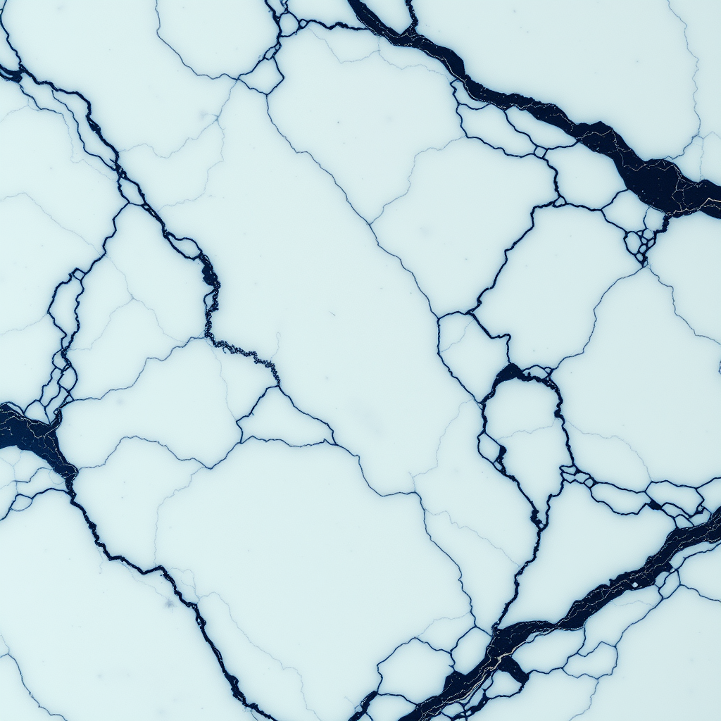 realistic marble pattern with a white background and navy blue veins